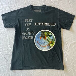 Travis Scott Astroworld Tee Dark Grey Medium